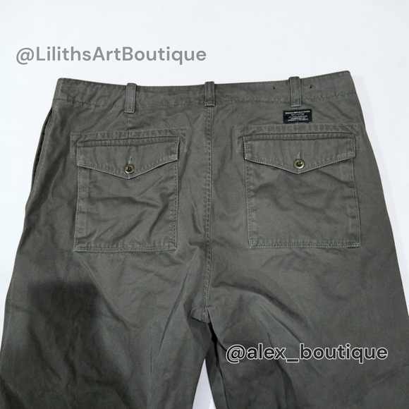 Banana Republic Vintage Mens Chino Straight Cotton Pants 36x32 (D032) - Picture 5 of 10